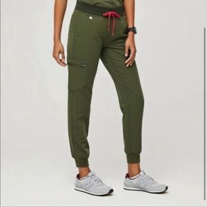 Figs Dark Olive Small Zamora joggers